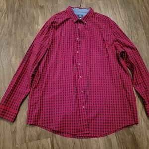 Red and blue checked shirt